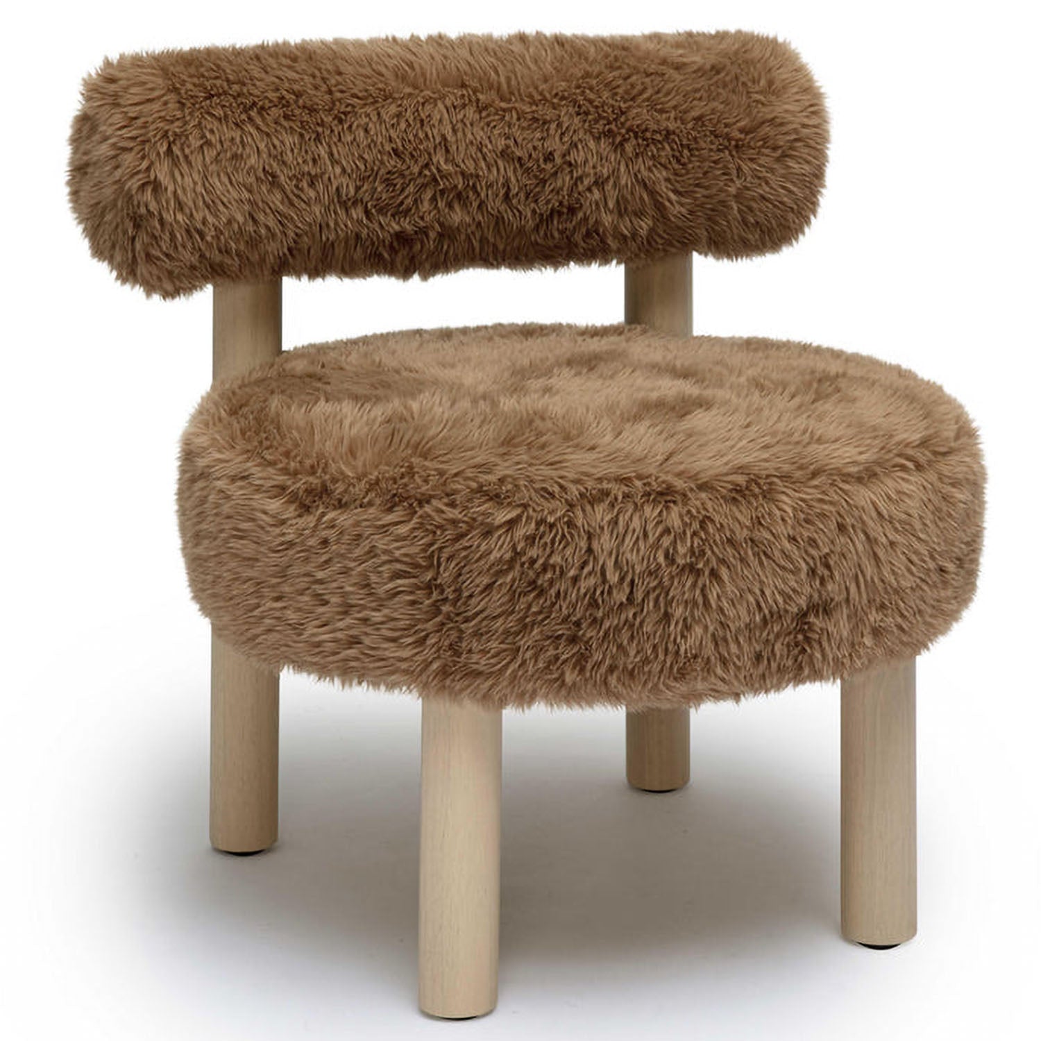 TOV Furniture Carmel Vegan Shearling Accent Chair