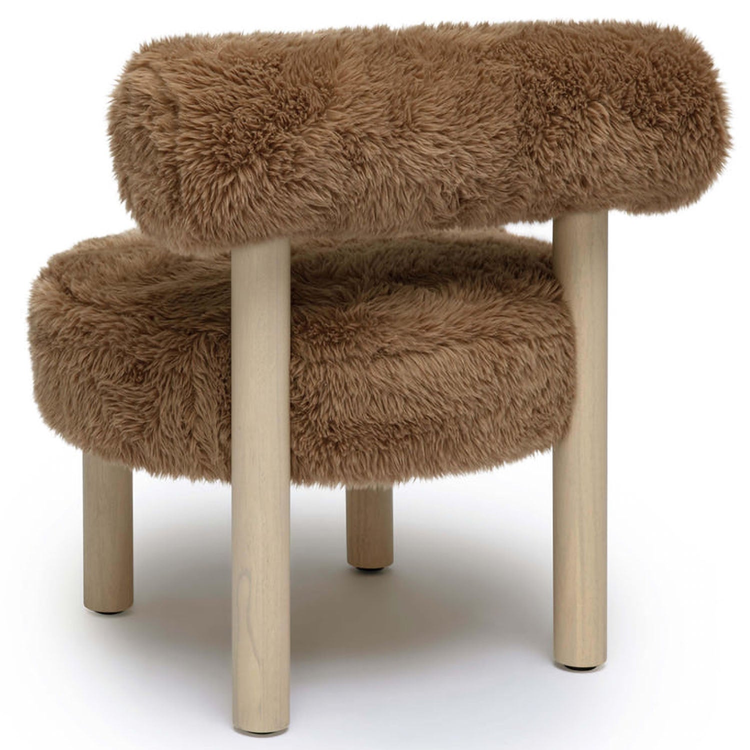 TOV Furniture Carmel Vegan Shearling Accent Chair