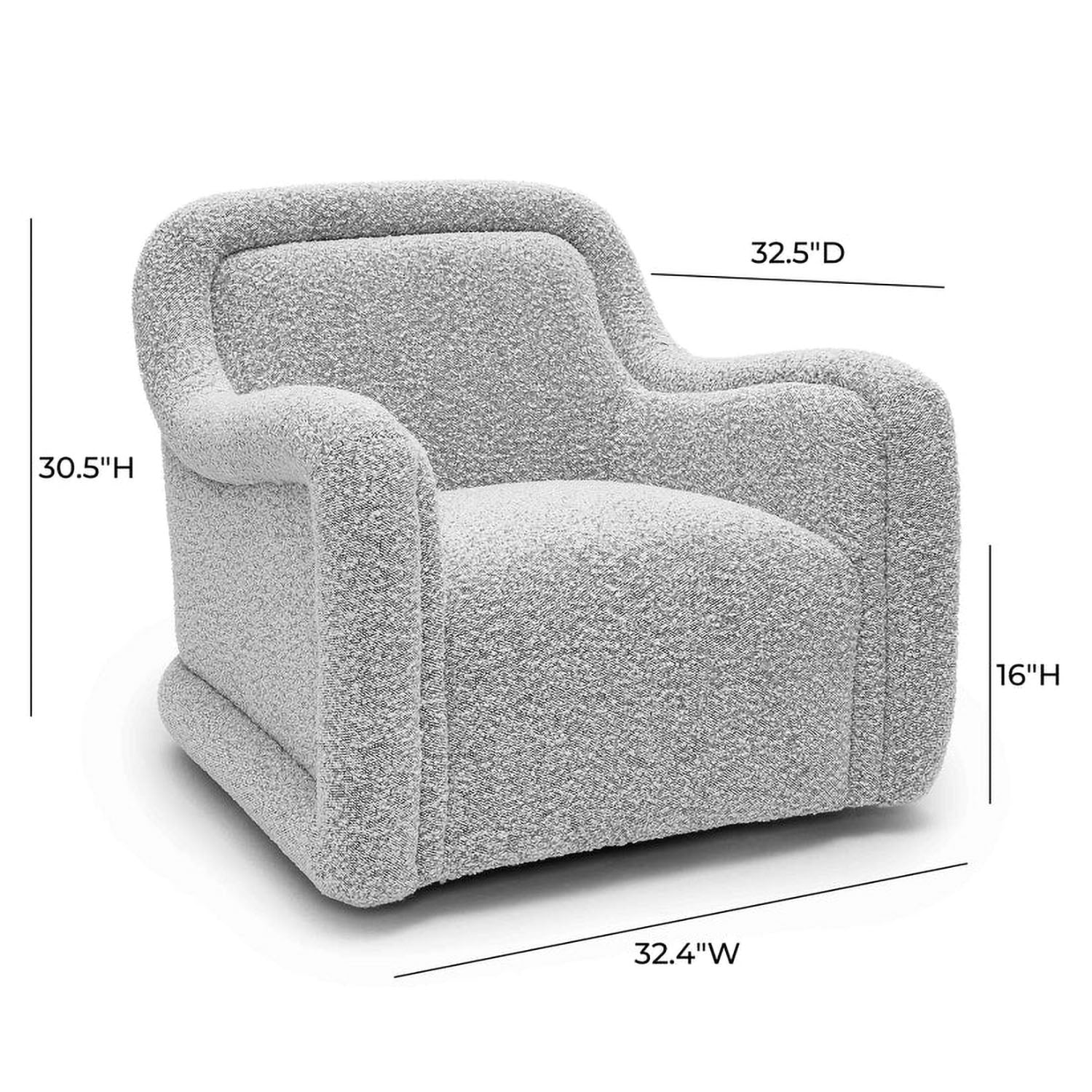 TOV Furniture Charli Swivel Chair