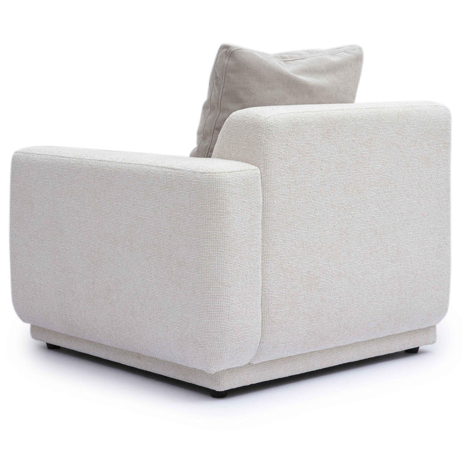 TOV Furniture Perry Cream Chenille Modular Corner Chair