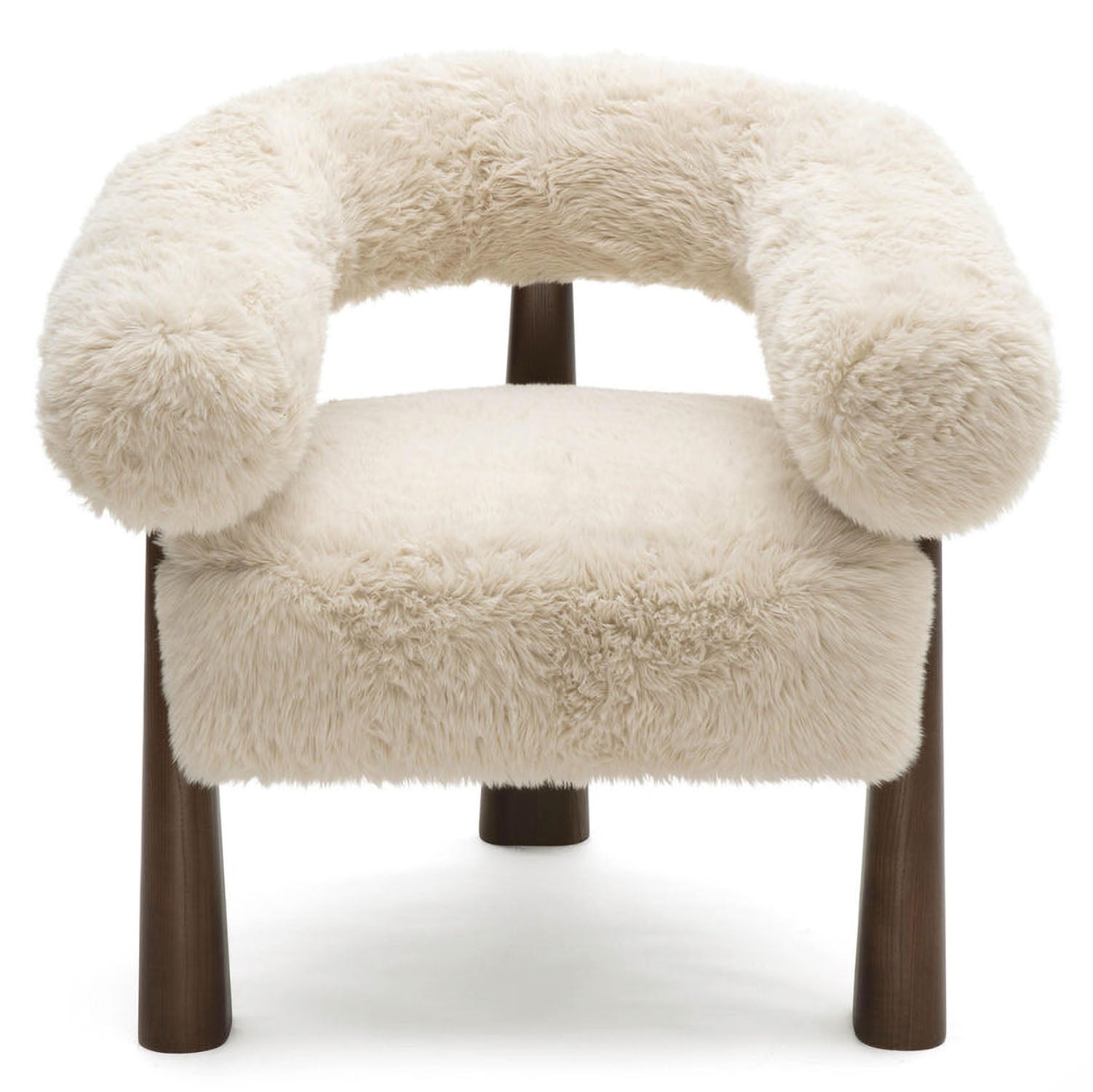 TOV Furniture Spara Straight Vegan Shearling Accent Chair