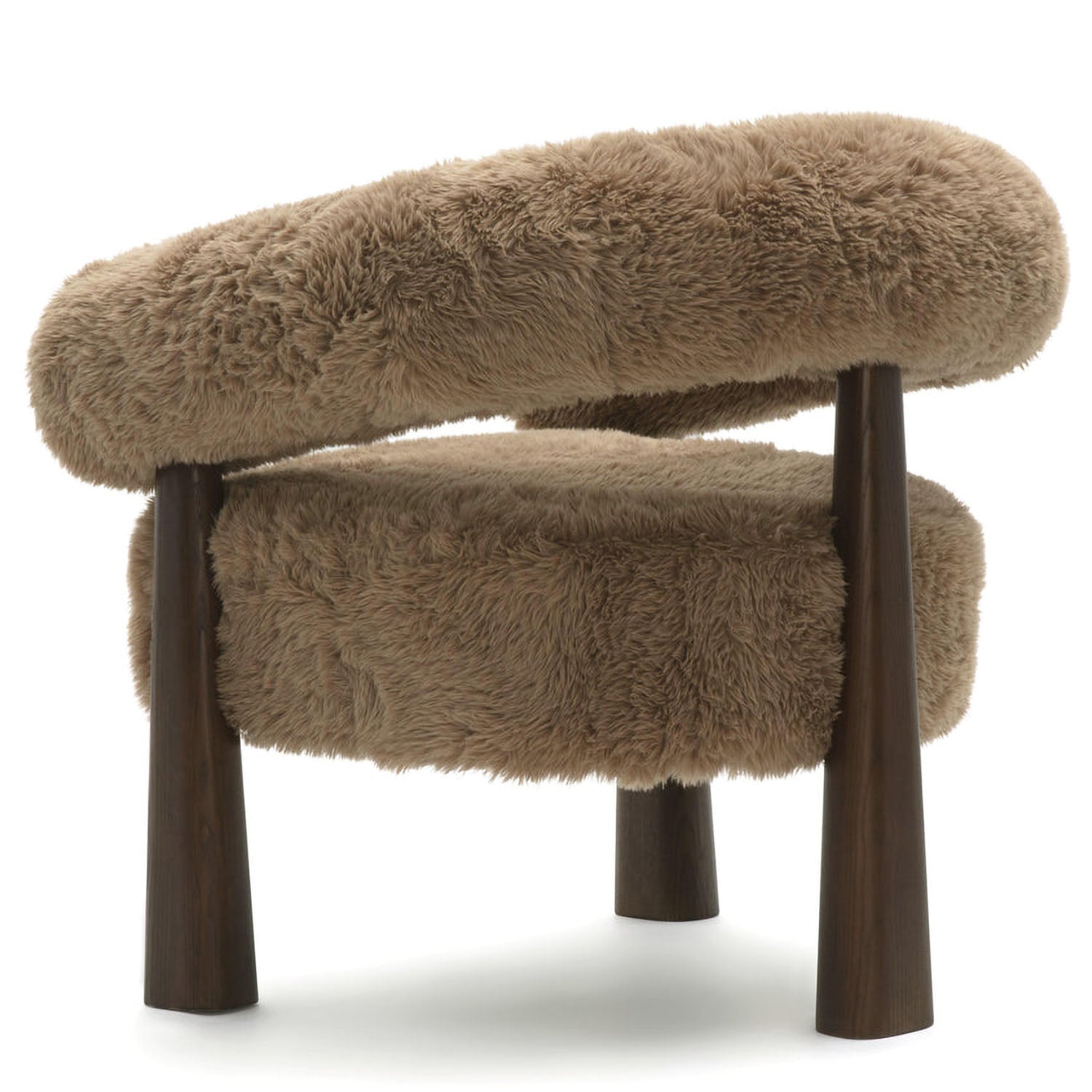 TOV Furniture Spara Straight Vegan Shearling Accent Chair