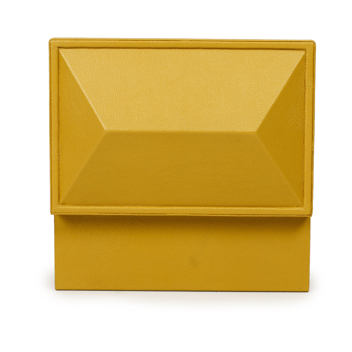 TOV Furniture Knox Mustard Yellow Vegan Leather Jewelry Box