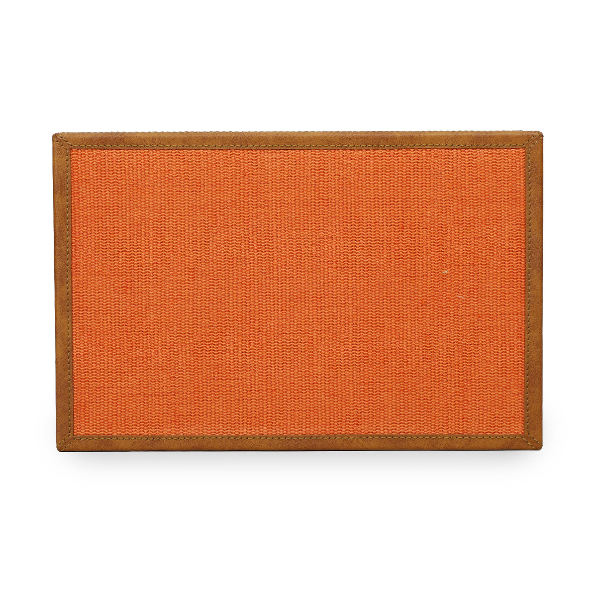 TOV Furniture Acre Orange Cotton Jute Jewelry Box