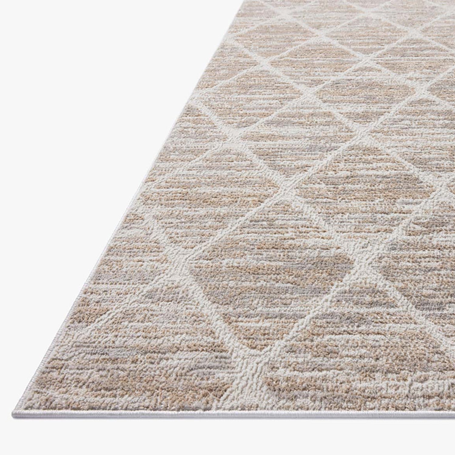 Loloi Townes Pebble/Beige Power Loomed Rug