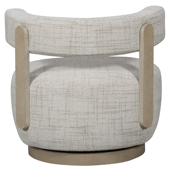 Vanguard Furniture Daydream Reynolds Linen Fabric/Almond Swivel Chair