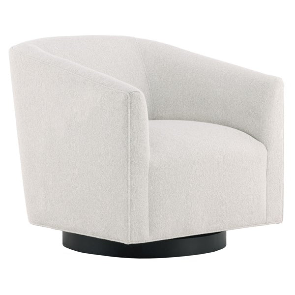 Vanguard Furniture Jarrett Jazzy Sugar Fabric/Film Noir Swivel Chair