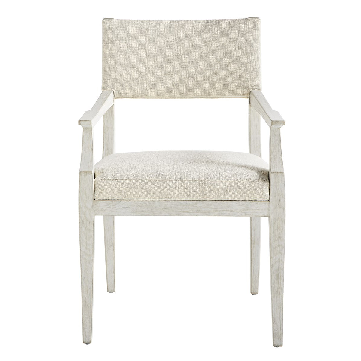 Vanguard Furniture Ridge Instant Parchment Fabric/Cascade Dining Arm Chair