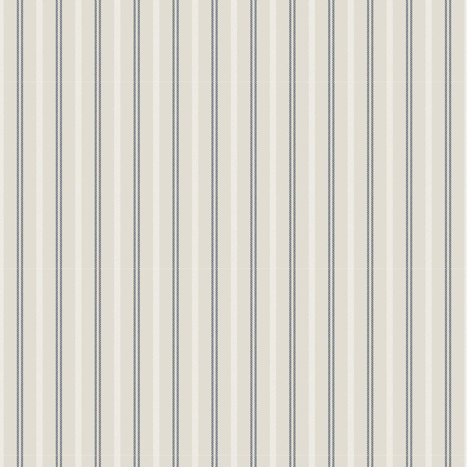 Mitchell Black Tailored Stripe Wallpaper
