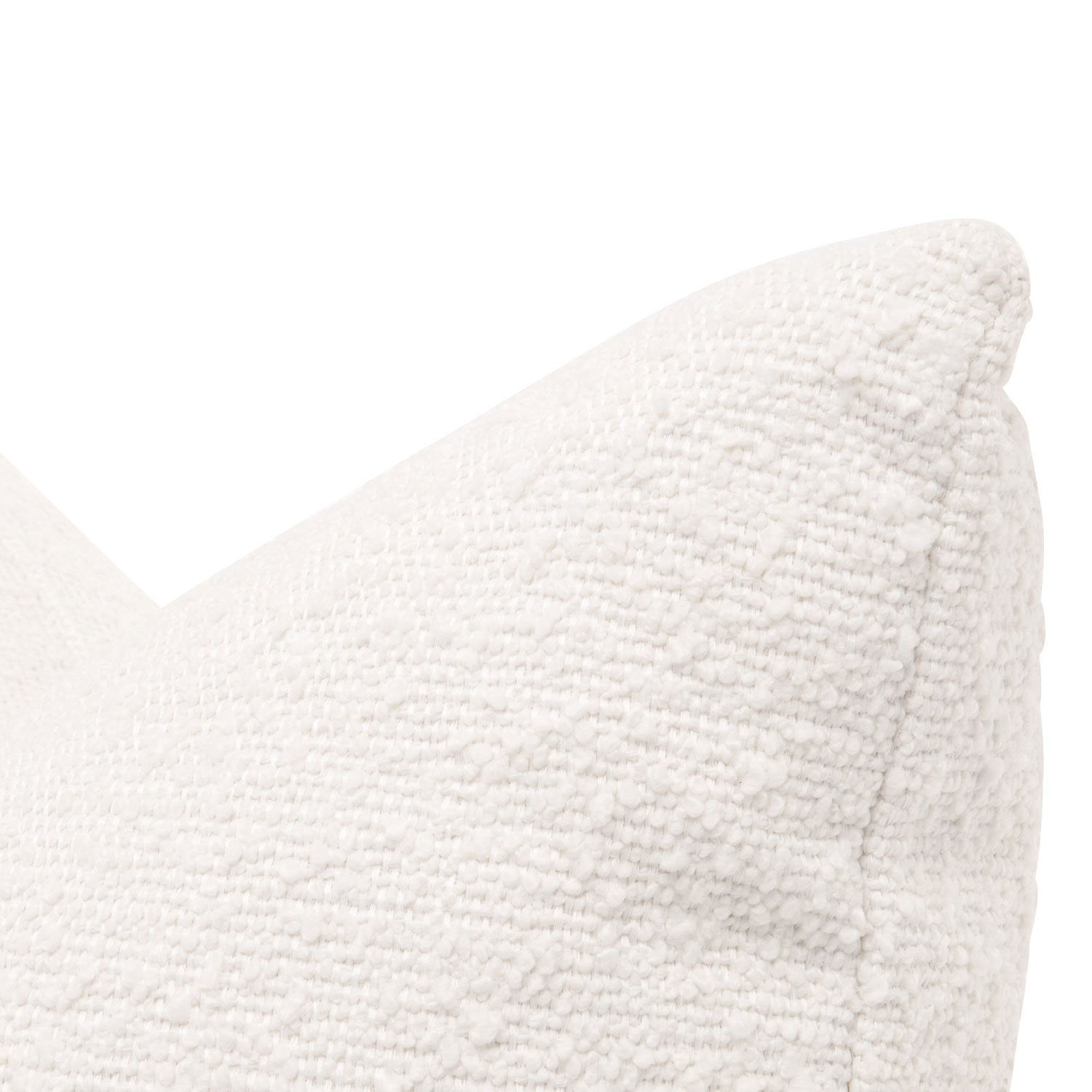 The Basic Essential Boucle Snow Throw Pillow Set of 2