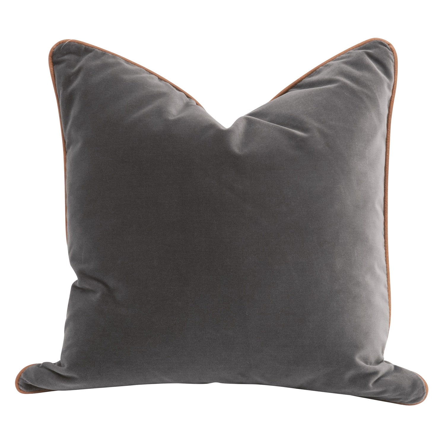 The Not So Basic Essential Dark Dove Velvet Throw Pillow Set of 2