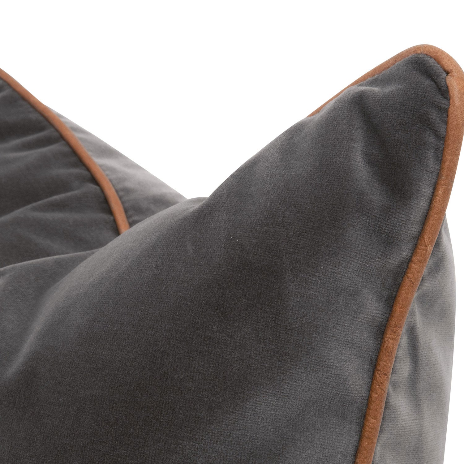 The Not So Basic Essential Dark Dove Velvet Throw Pillow Set of 2