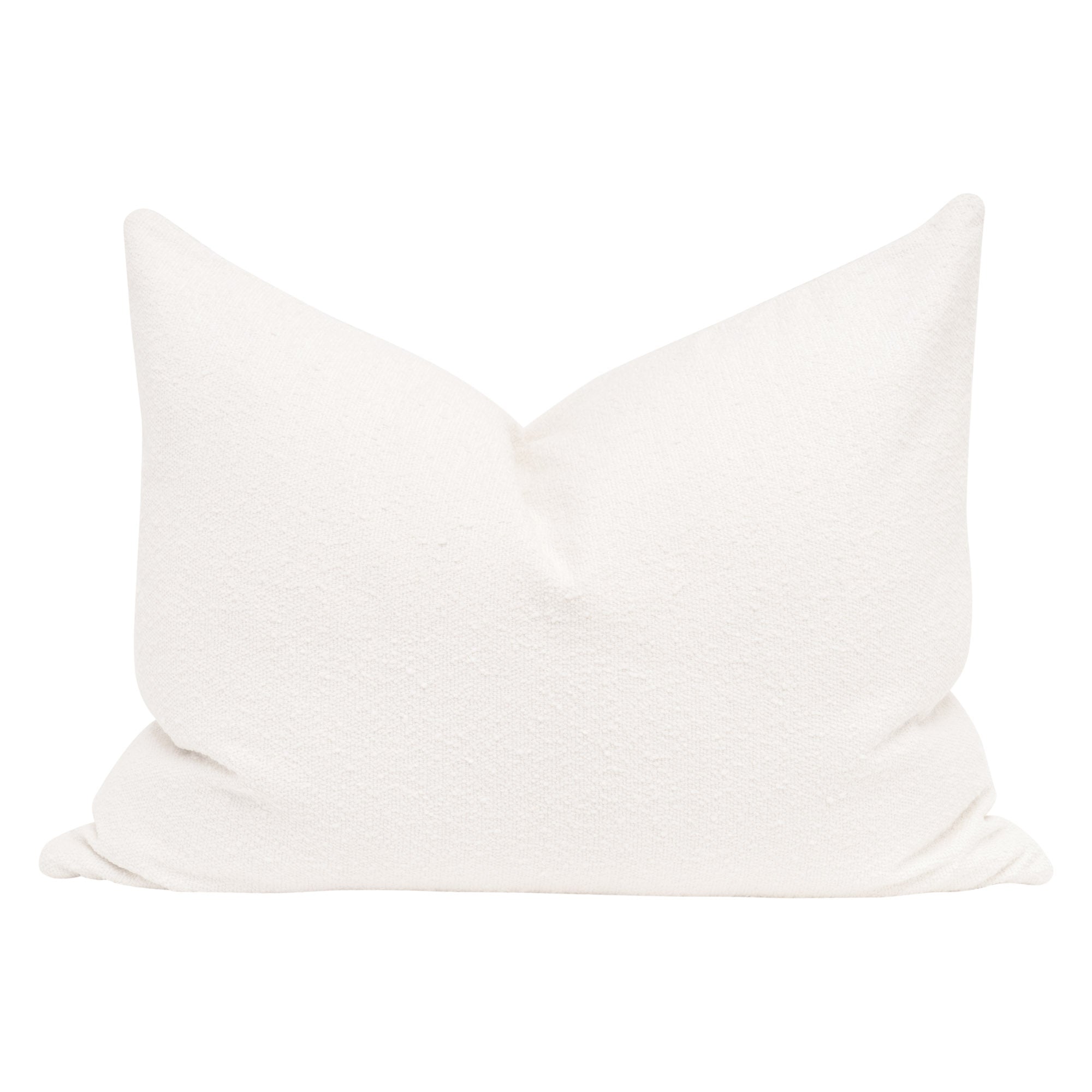 The Basic Essential Boucle Snow Throw Pillow Set of 2