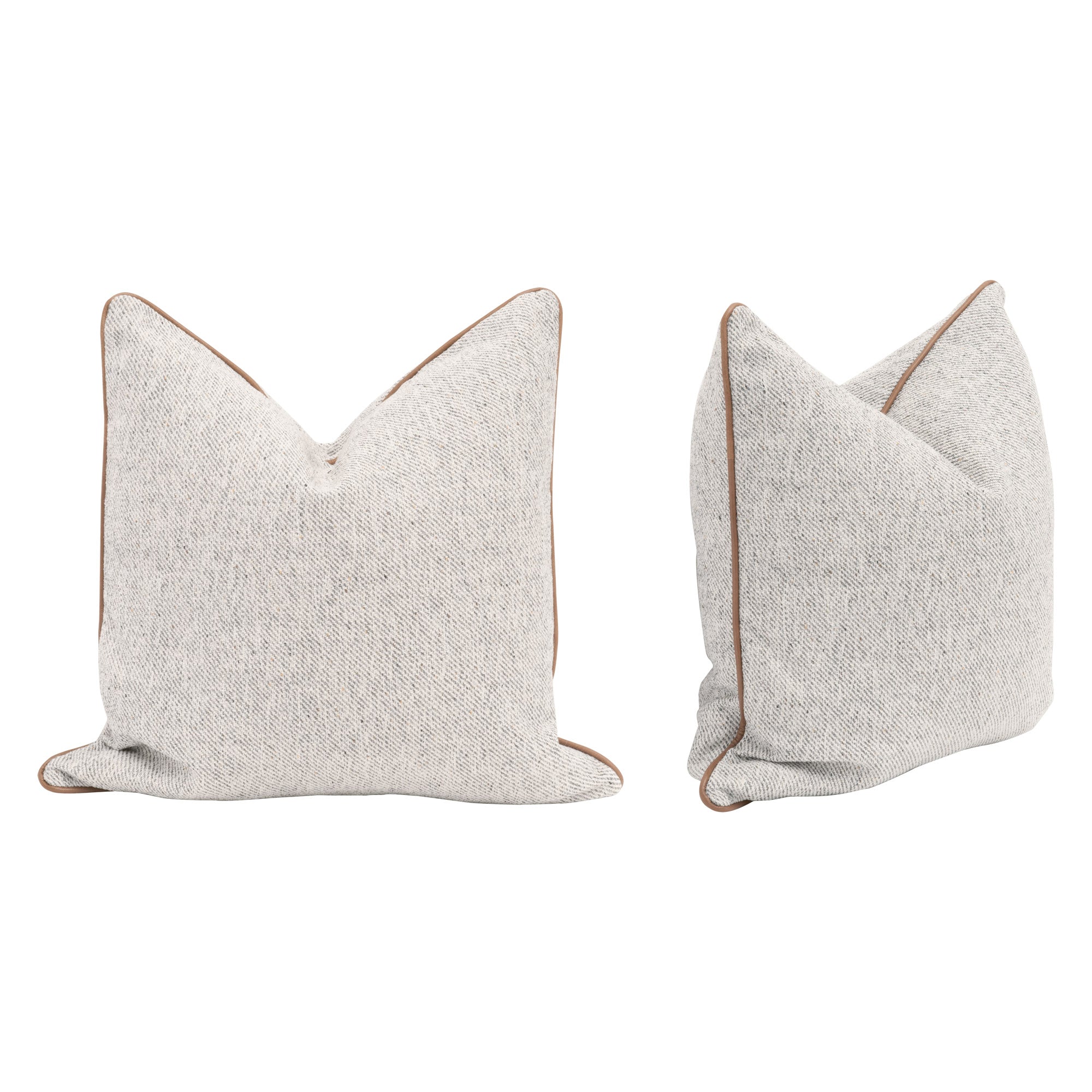 The Not So Basic Essential Dark Dove Velvet Throw Pillow Set of 2
