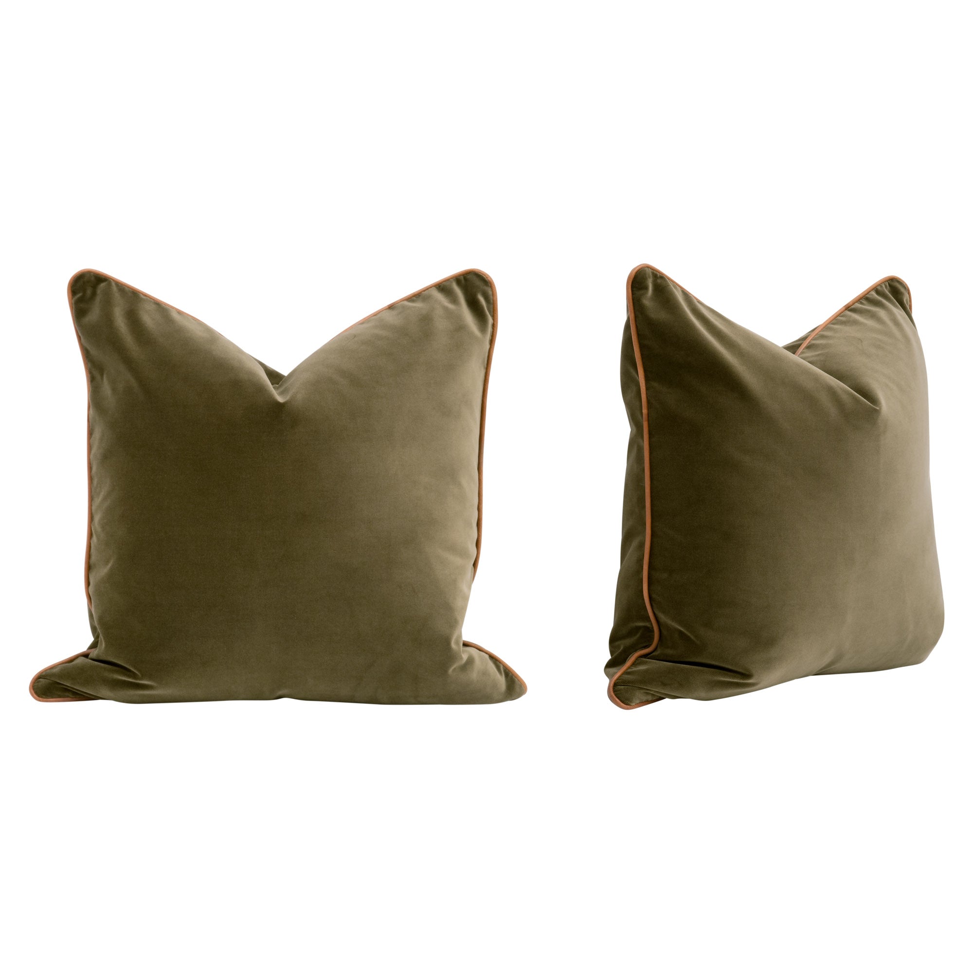 The Not So Basic Essential Dark Dove Velvet Throw Pillow Set of 2