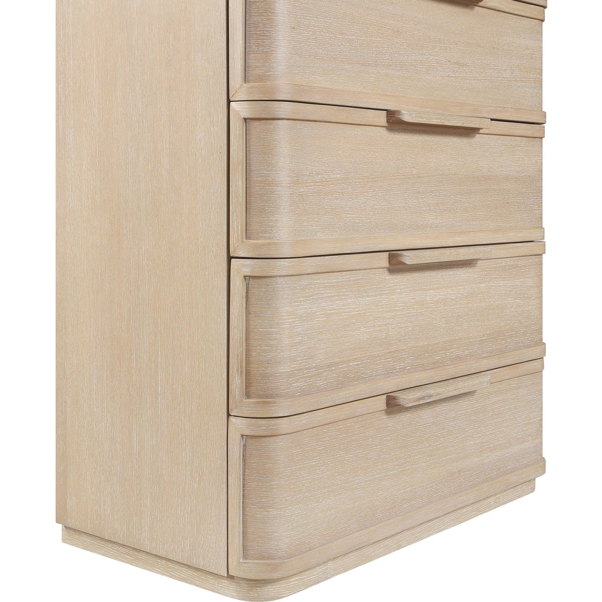 Tiberio Natural Oak Veneer And Solid Wood Chest