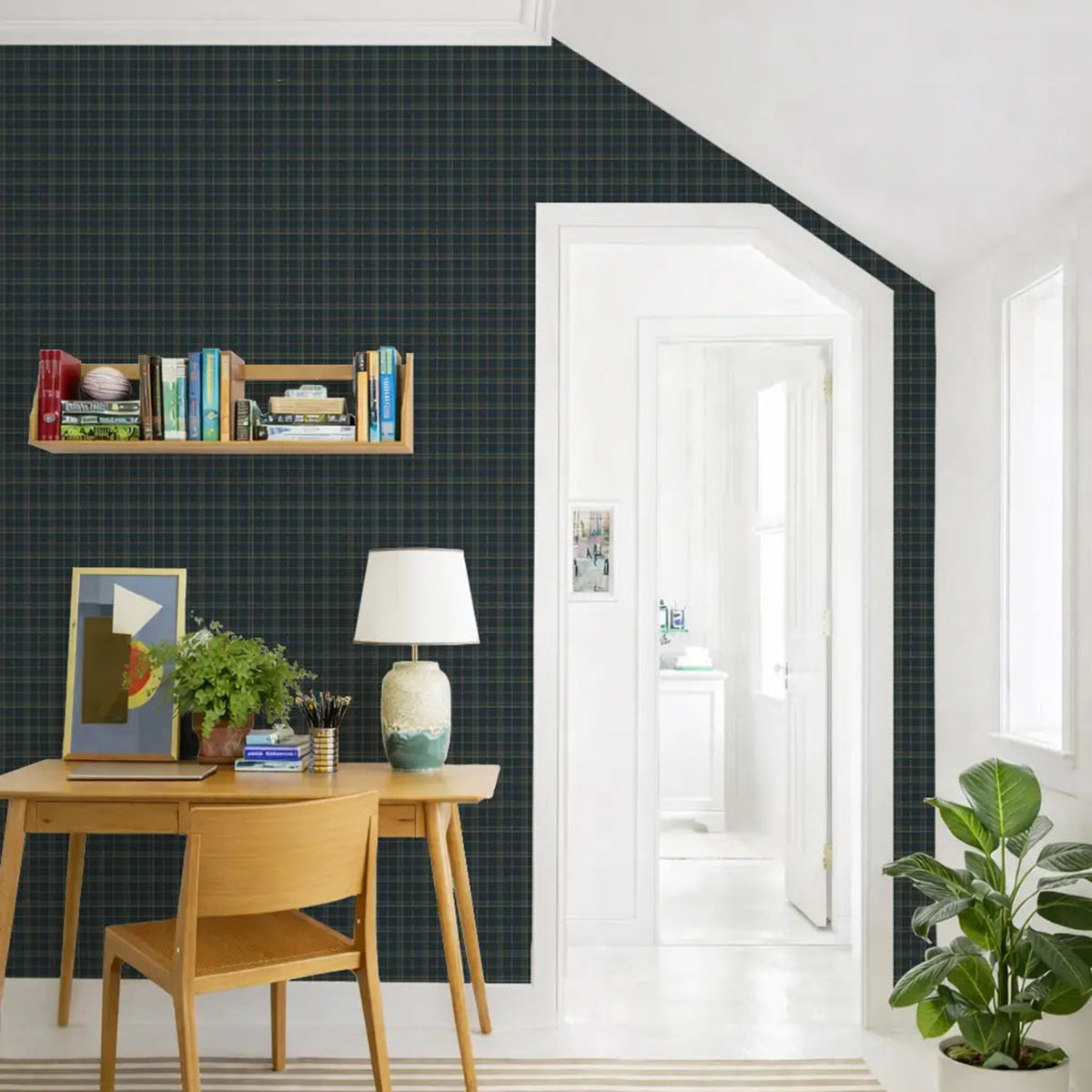 Mitchell Black Tideway Small Wallpaper