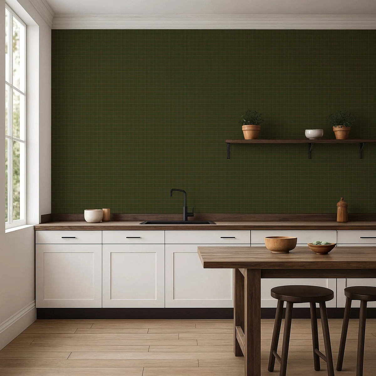 Mitchell Black Tideway Small Wallpaper