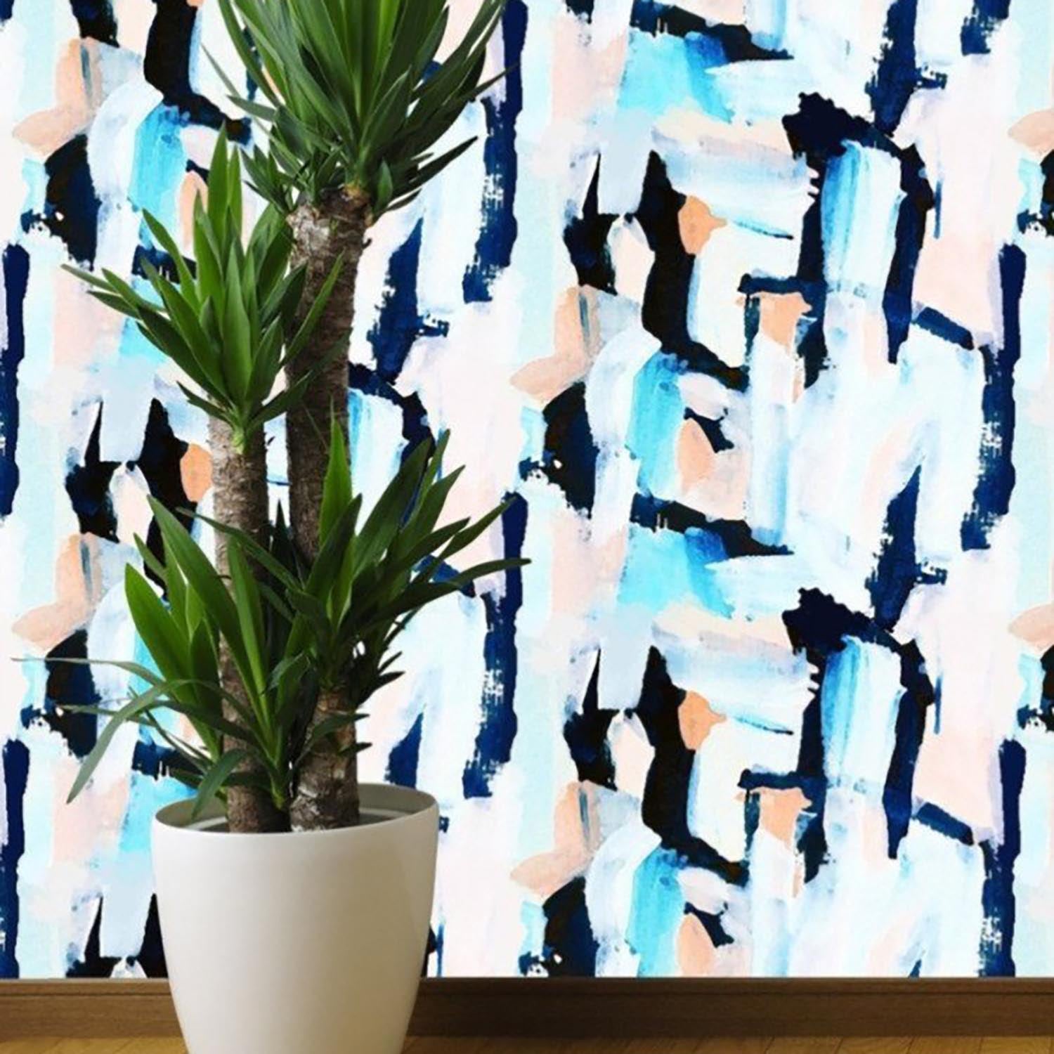 Mitchell Black Tilda Wallpaper