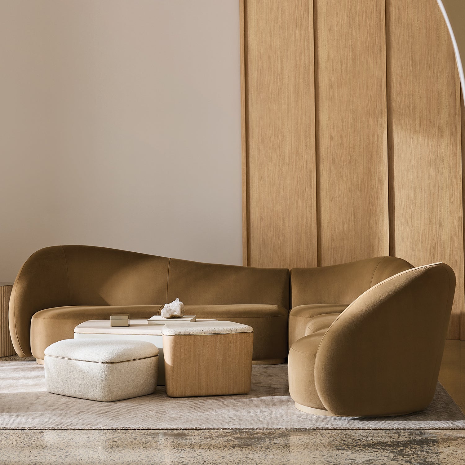 Caracole Kalahari 3-piece Sectional Sofa