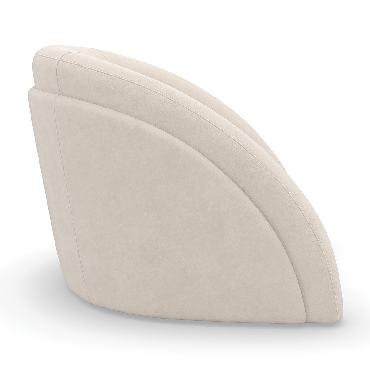 Caracole Movement Alabaster Chair in Alabaster, styled in a room setting