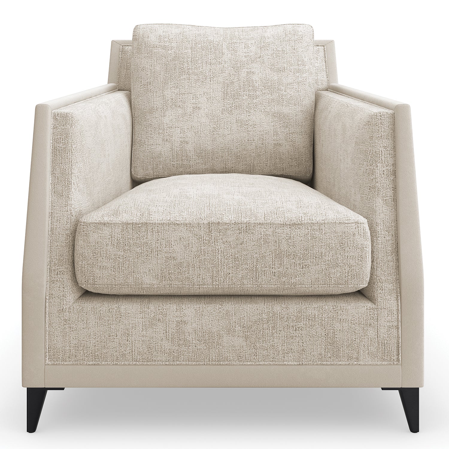 Caracole Limitless Beige Chair in Beige, close-up detail