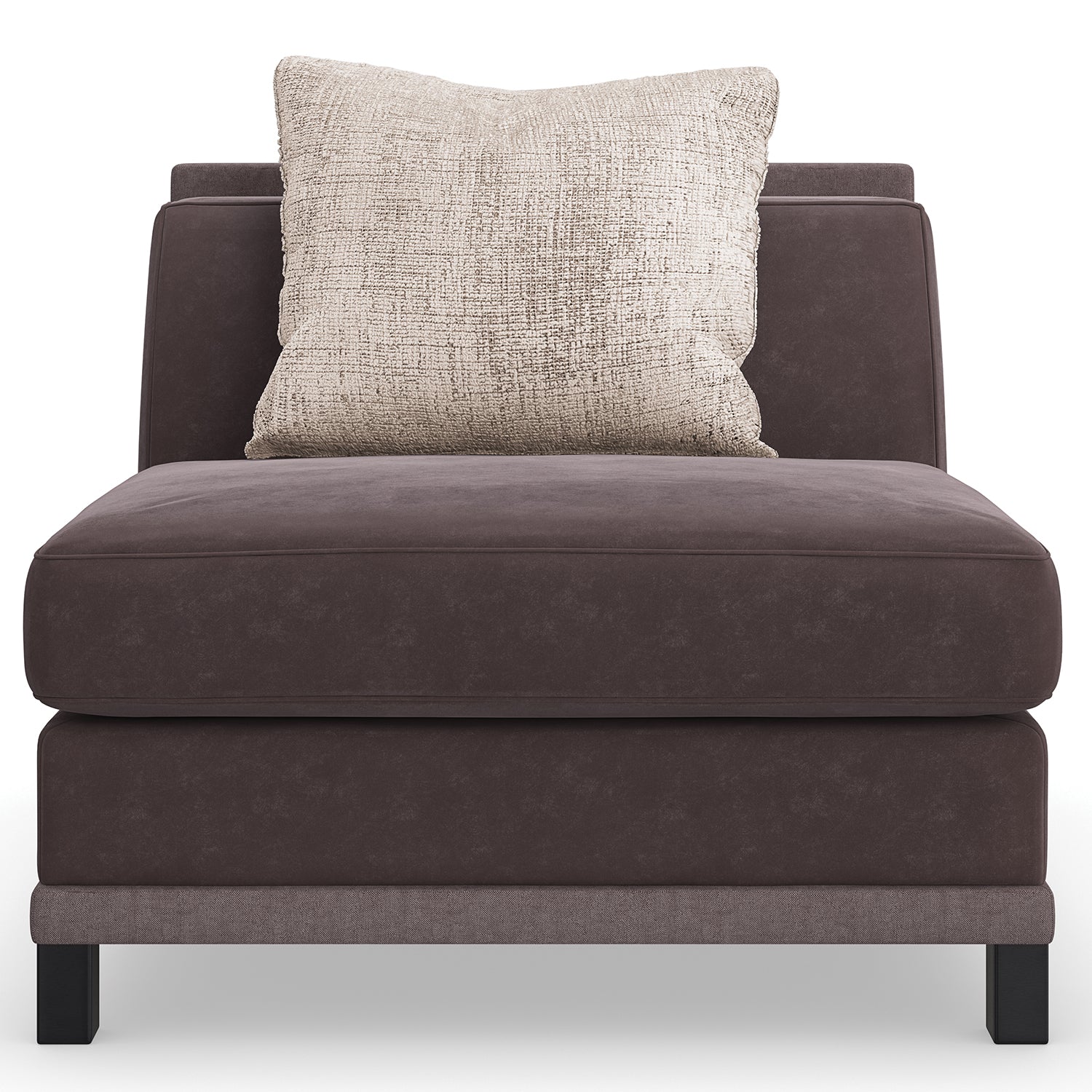 Caracole Tuxedo Armless Chair