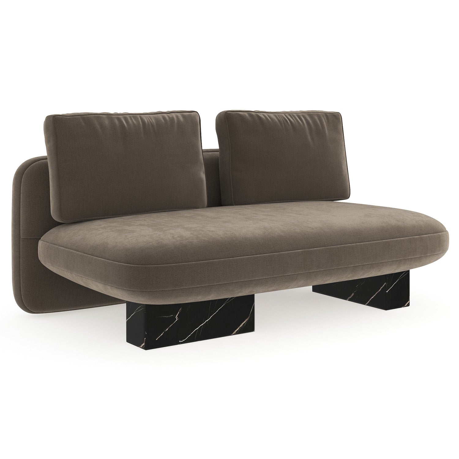 Caracole Overlap Dark Taupe Build Your Own Sectional Sofa