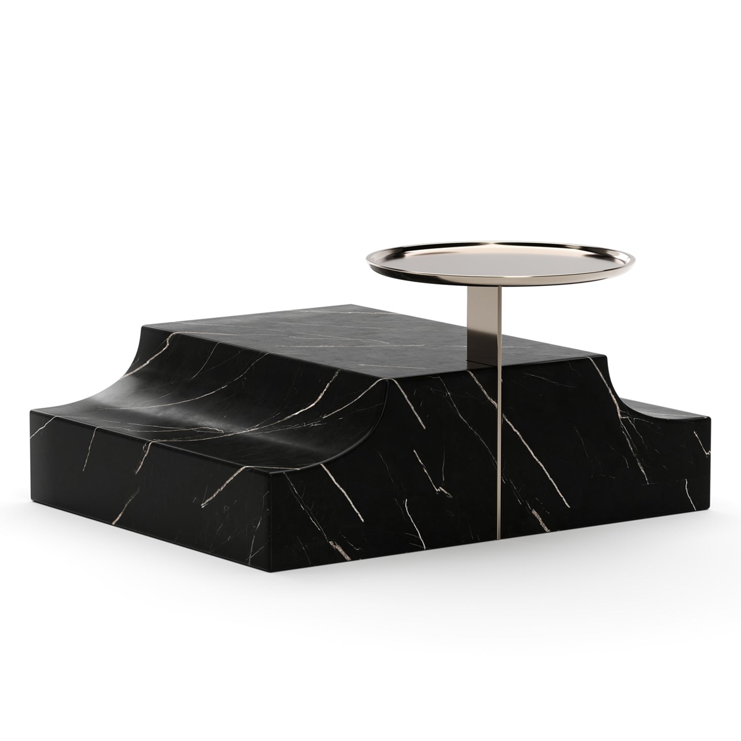 Caracole Overlap Dark Sectional Base