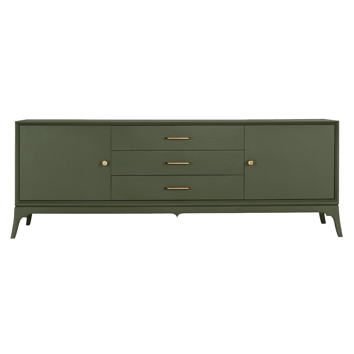 Redford House Bennett Large 3 Drawer Entertainment Console