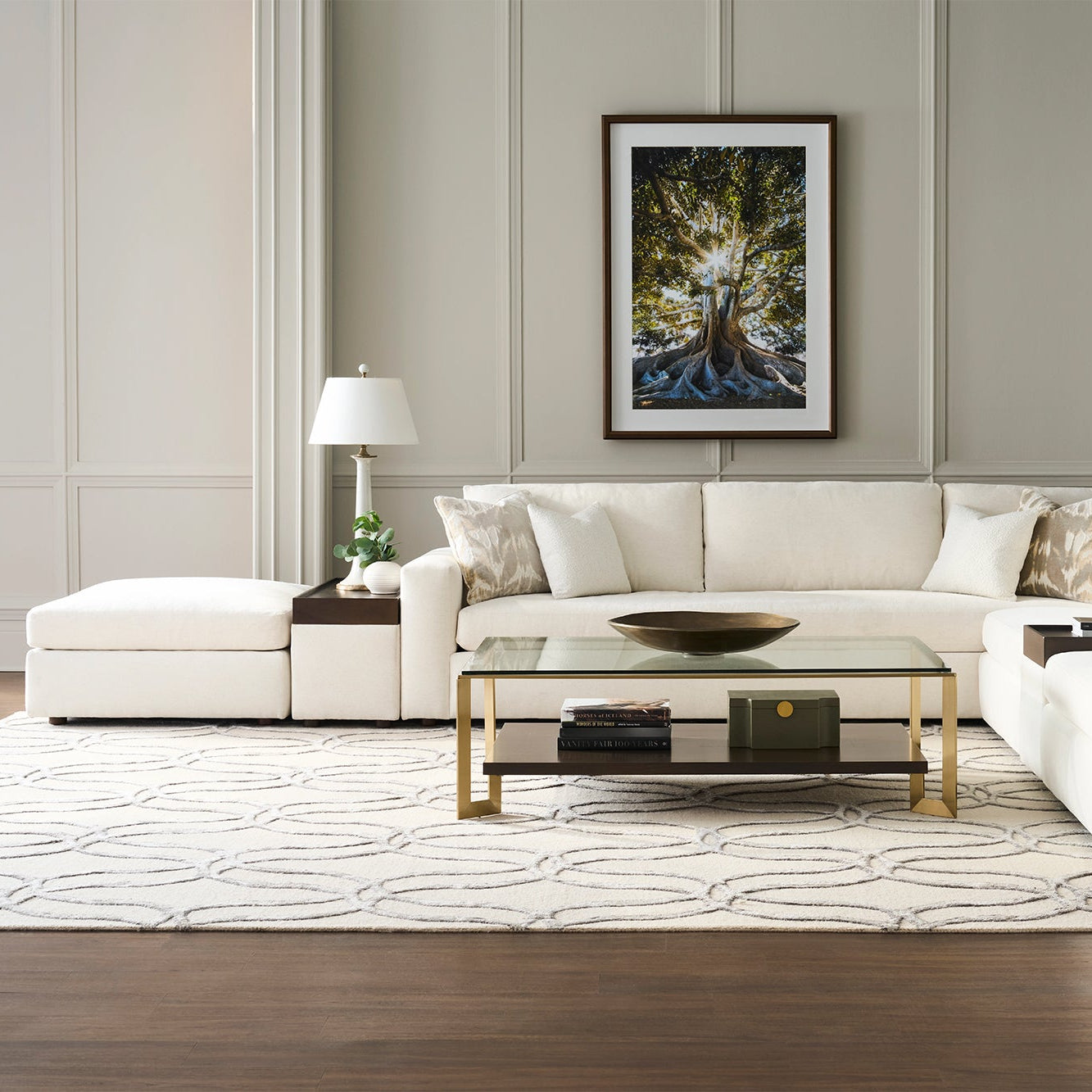 Fairfield Chair x Libby Langdon Francis Bumper Ottoman