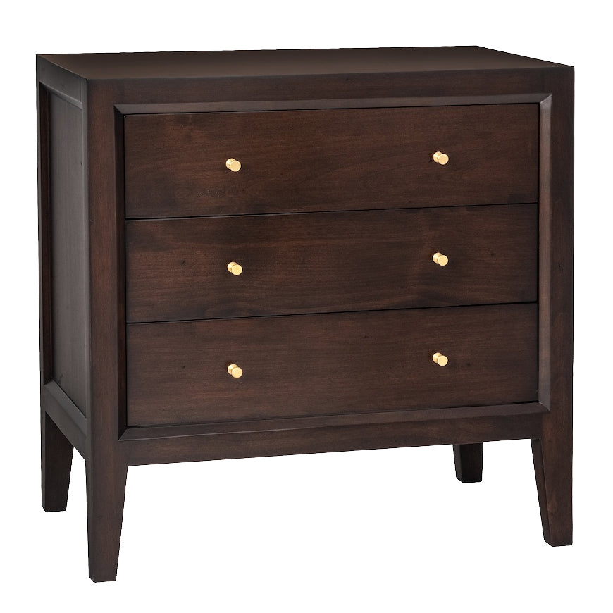 Redford House Jasper 3 Drawer Nightstand Set of 2
