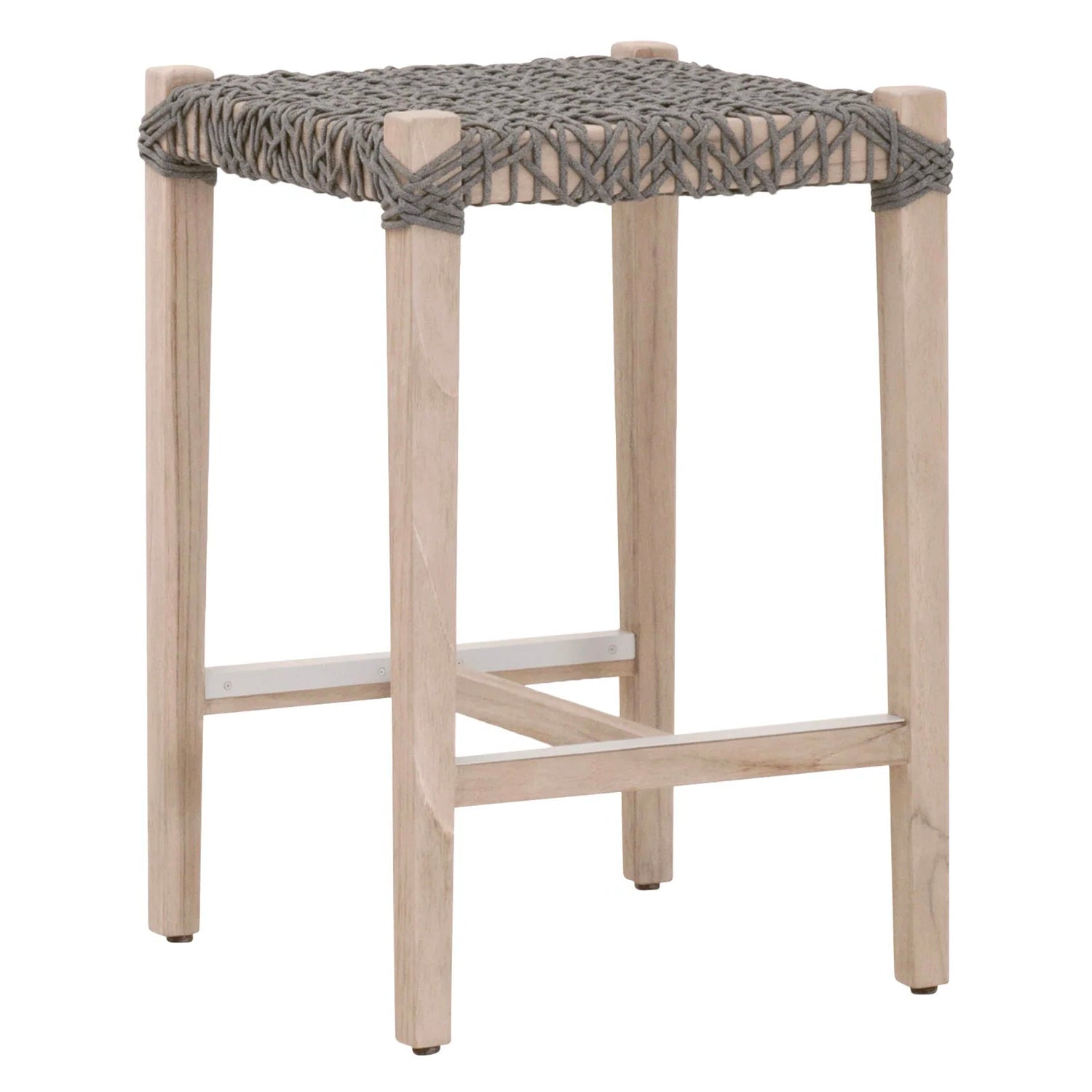 Costa Outdoor Backless Counter Stool Set of 2
