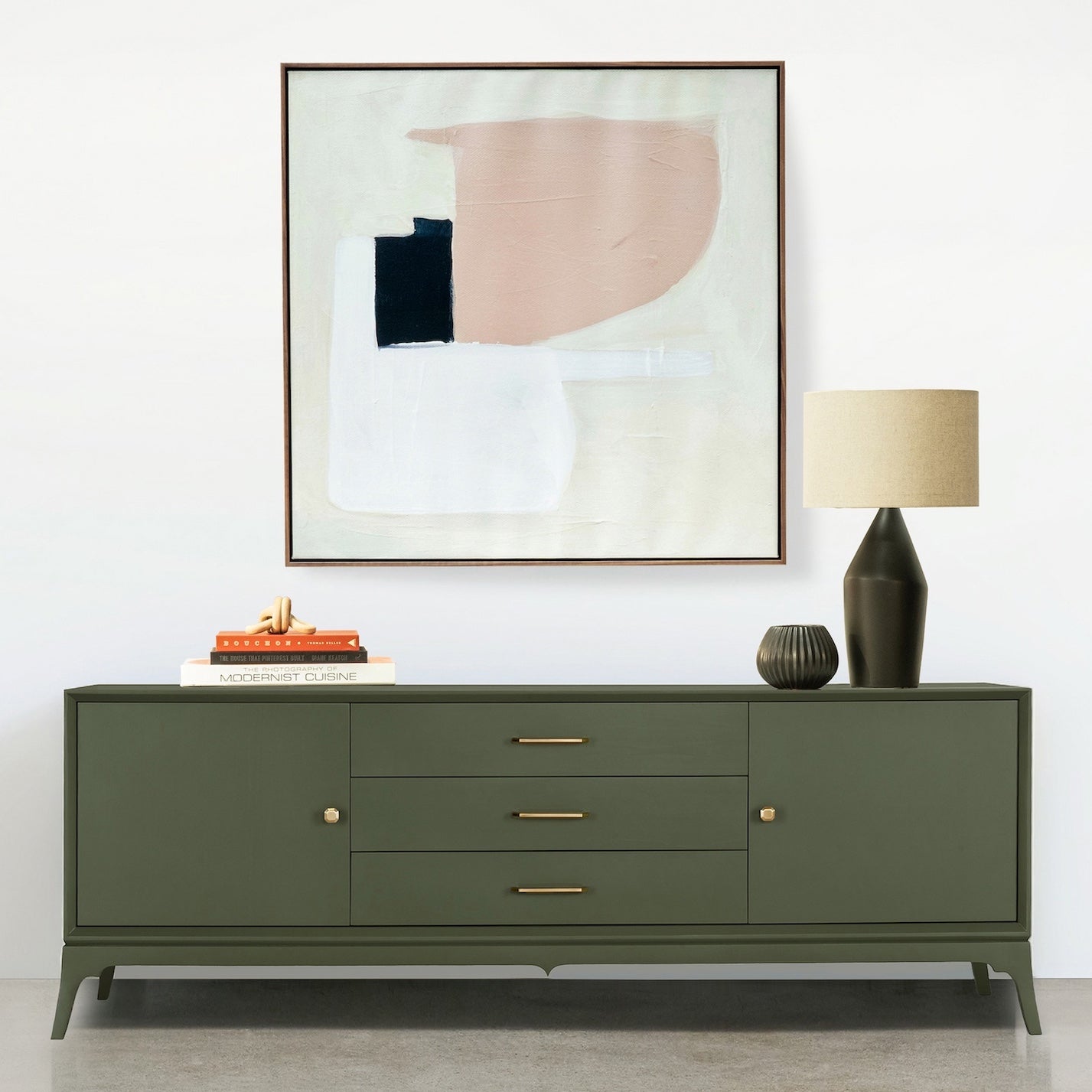 Redford House Bennett Large 3 Drawer Entertainment Console