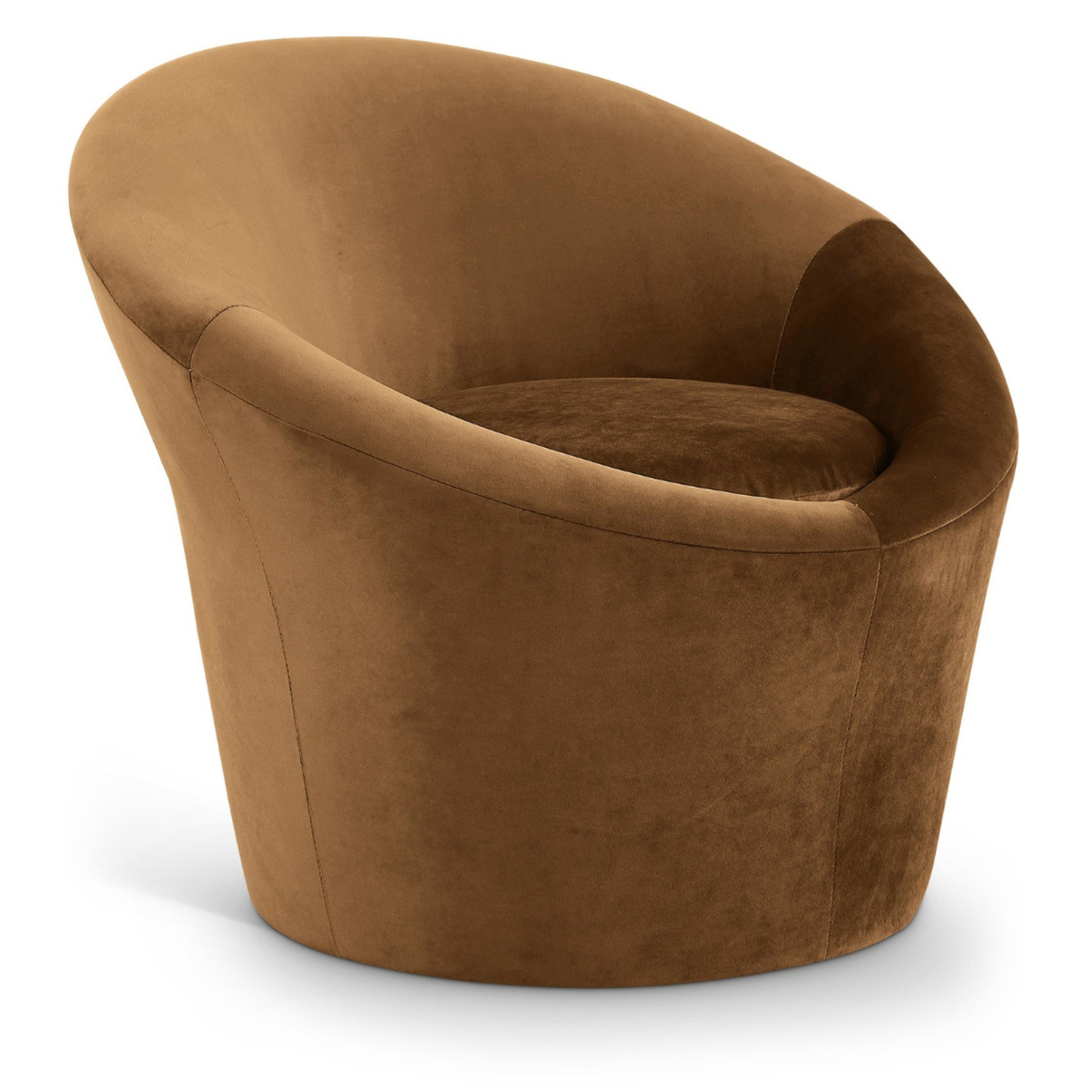 Tristan Saddle Velvet Upholstered Accent Chair