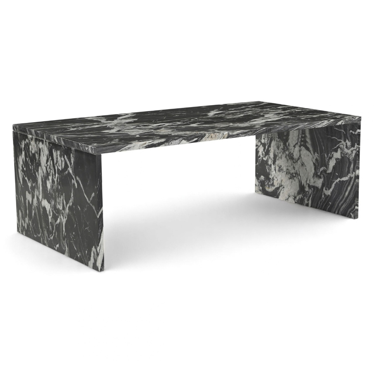 Vernazza Black Genuine Marble Coffee Table