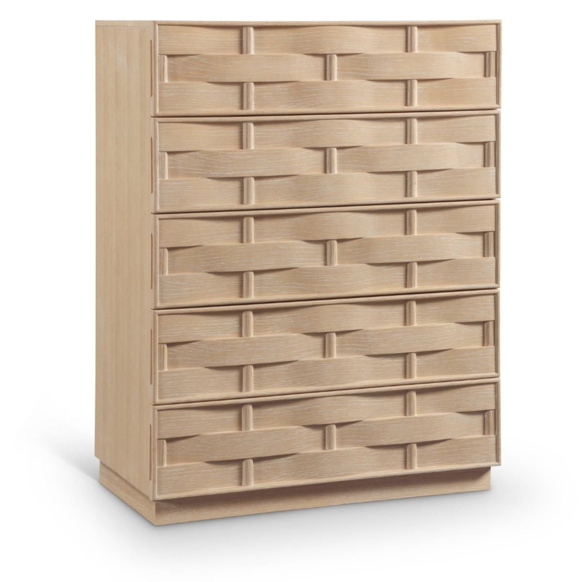 Weave Natural Oak Veneer Chest, primary product view