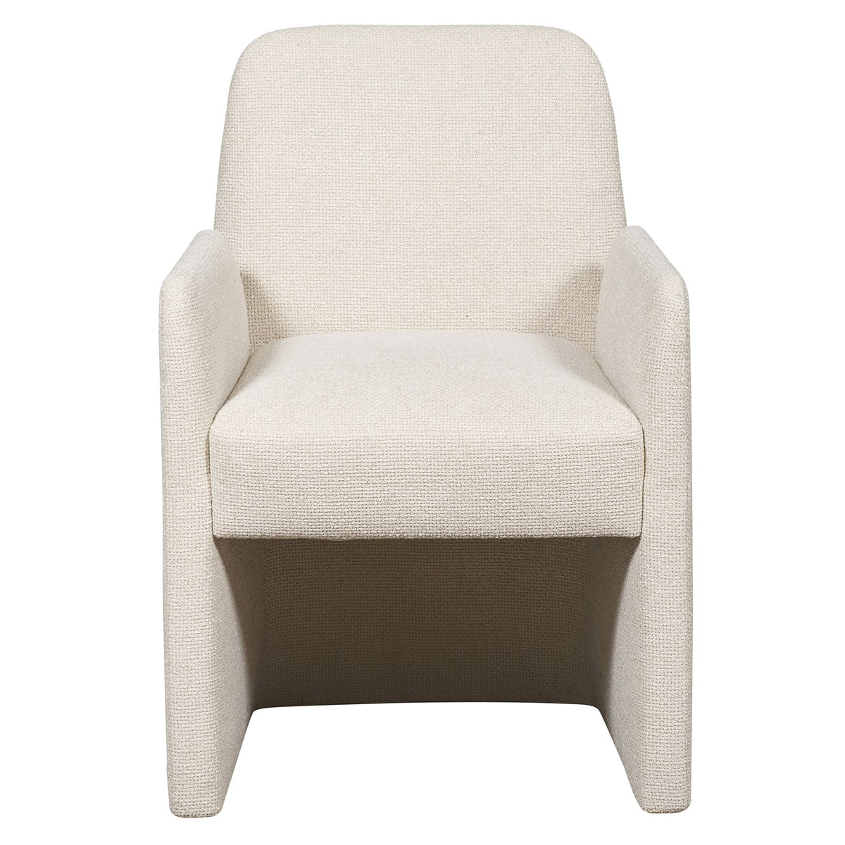Vanguard Furniture Vega Kendra Sand Fabric Dining Arm Chair