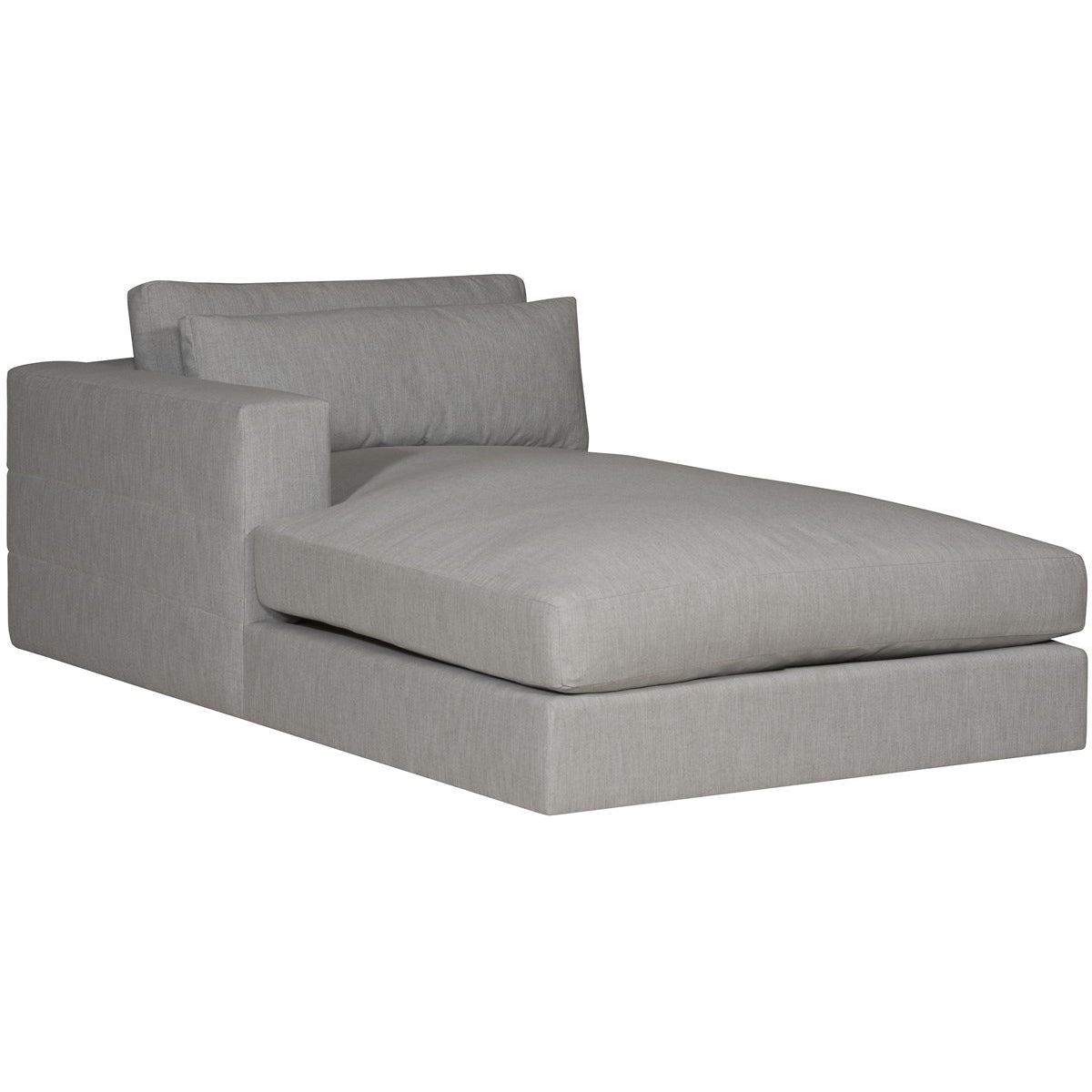 Vanguard Furniture Leone Identify Dove Left Arm Chaise