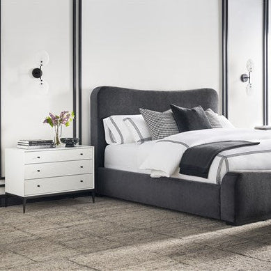 Vanguard Furniture Essence Pure White with Hierloom Bronze Nightstand