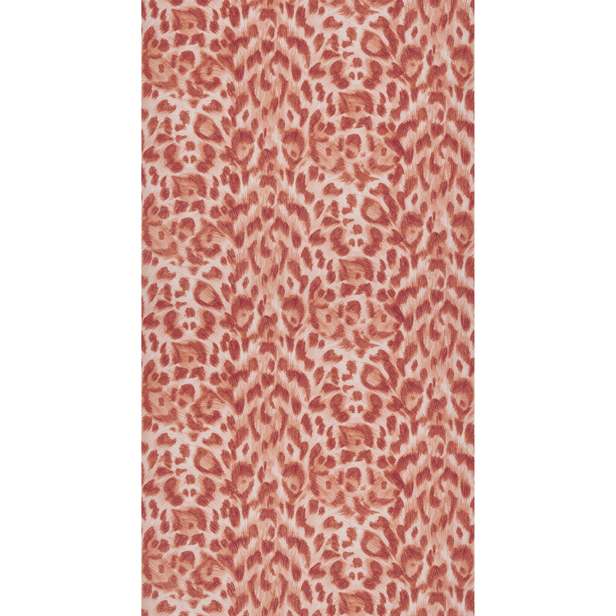 Clarke And Clarke Felis Red/Rose Gold Wallpaper
