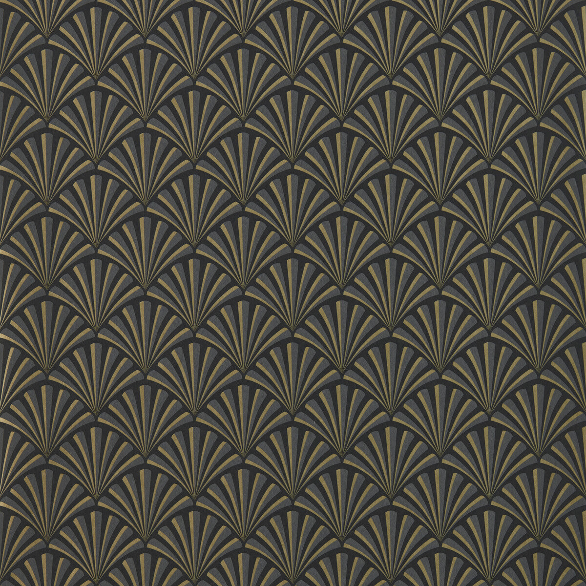 Clarke And Clarke Chrysler Noir Wp Wallpaper