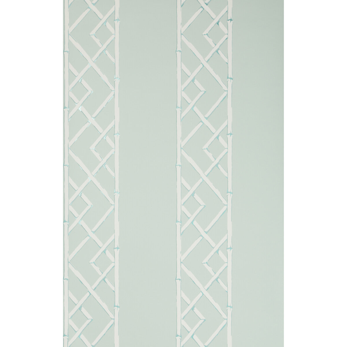 Kravet Design x Sarah Richardson Latticework Aqua Wallpaper