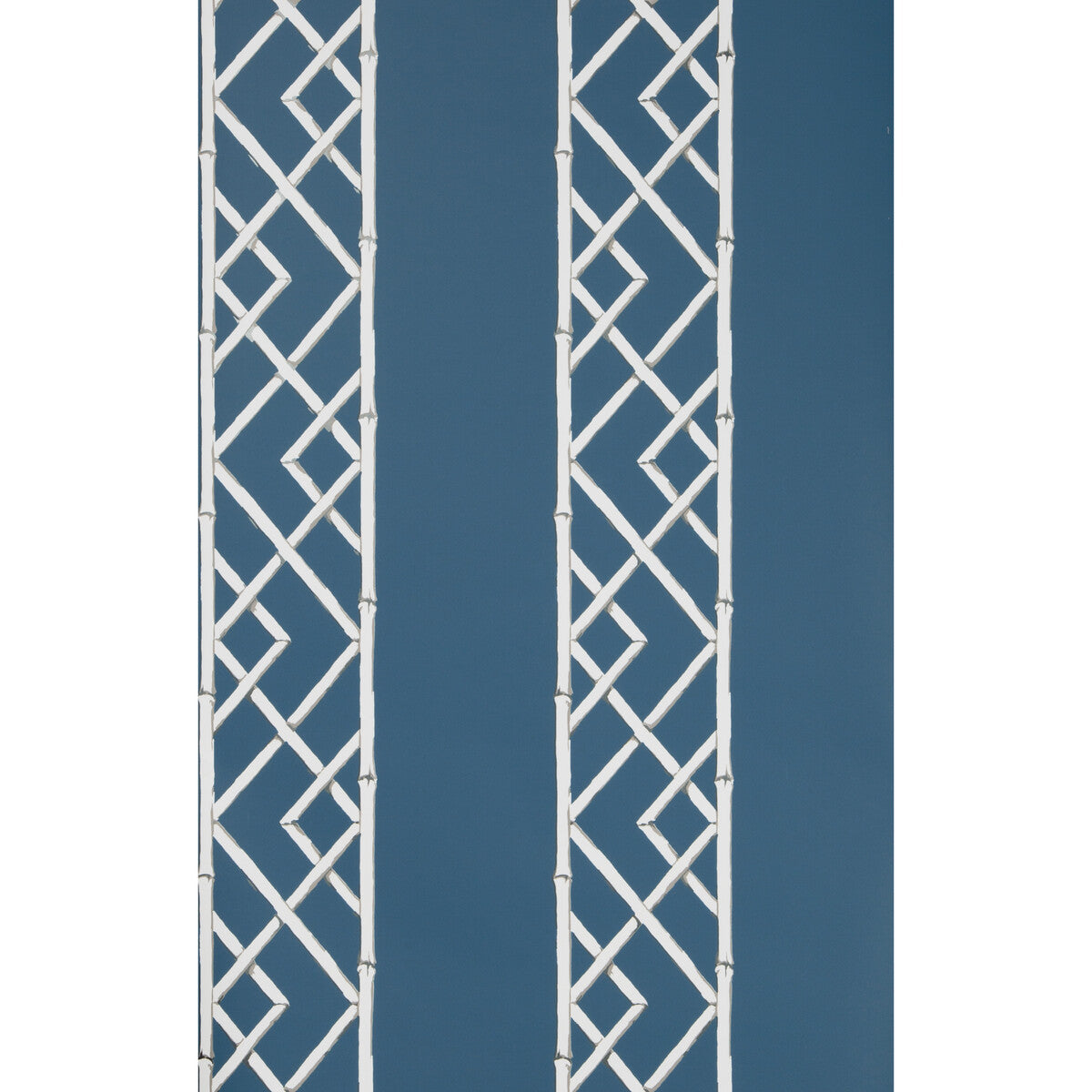 Kravet Design x Sarah Richardson Latticework Indigo Wallpaper