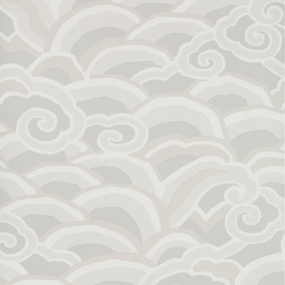 Kravet Design x Sarah Richardson Decowave Platinum Wallpaper