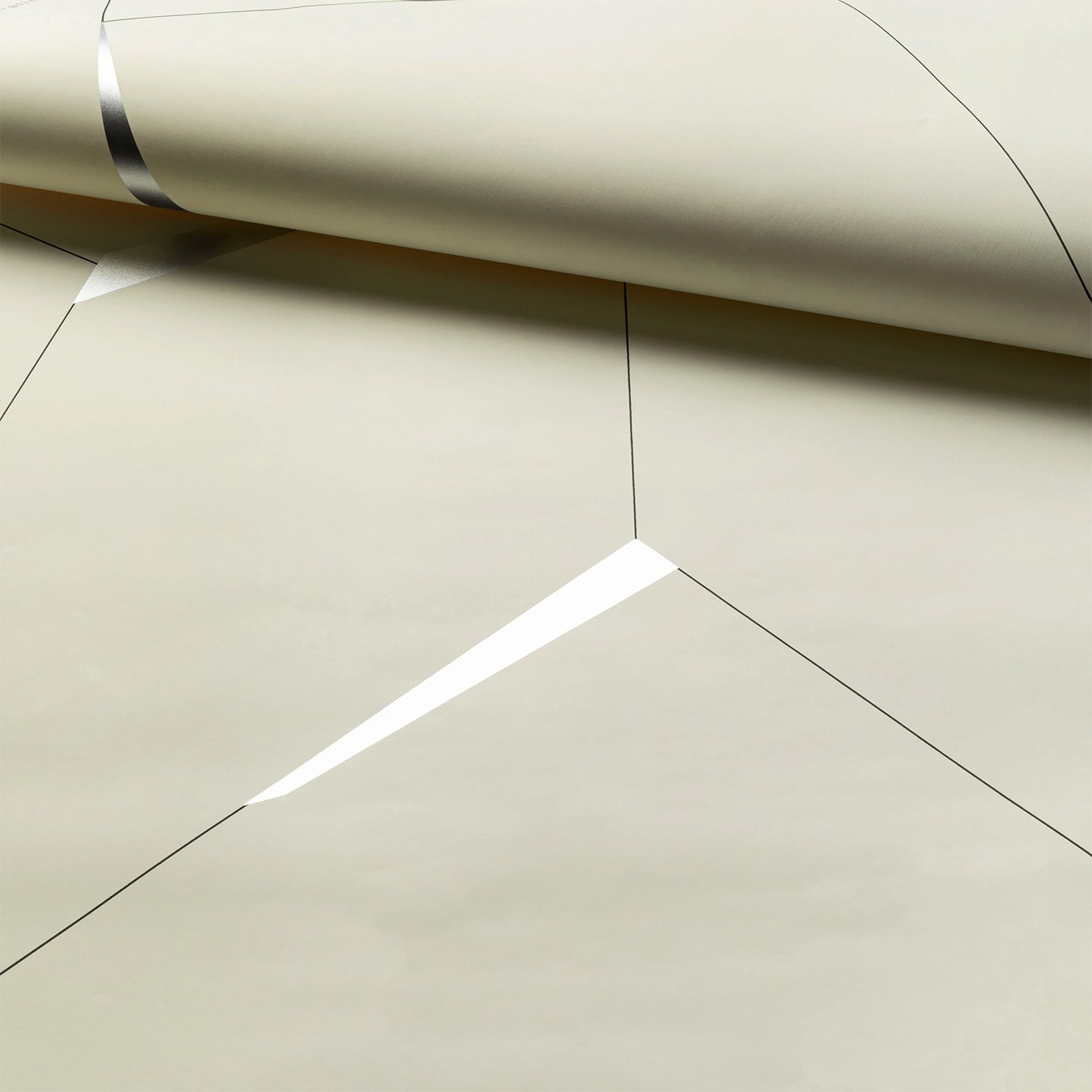 Kravet Couture Divergent Platinum Wallpaper