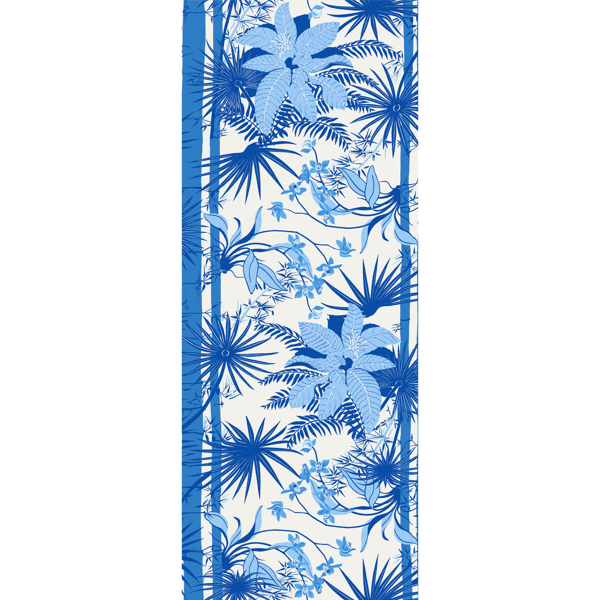 Kravet Couture Orquidea Blue Wallpaper