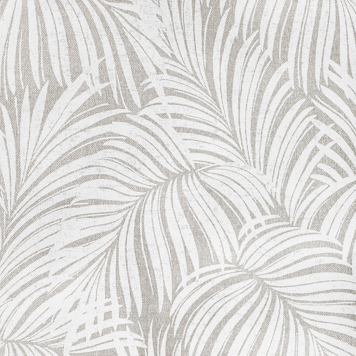 Kravet Couture Leaf Paperweave Silver Wallpaper