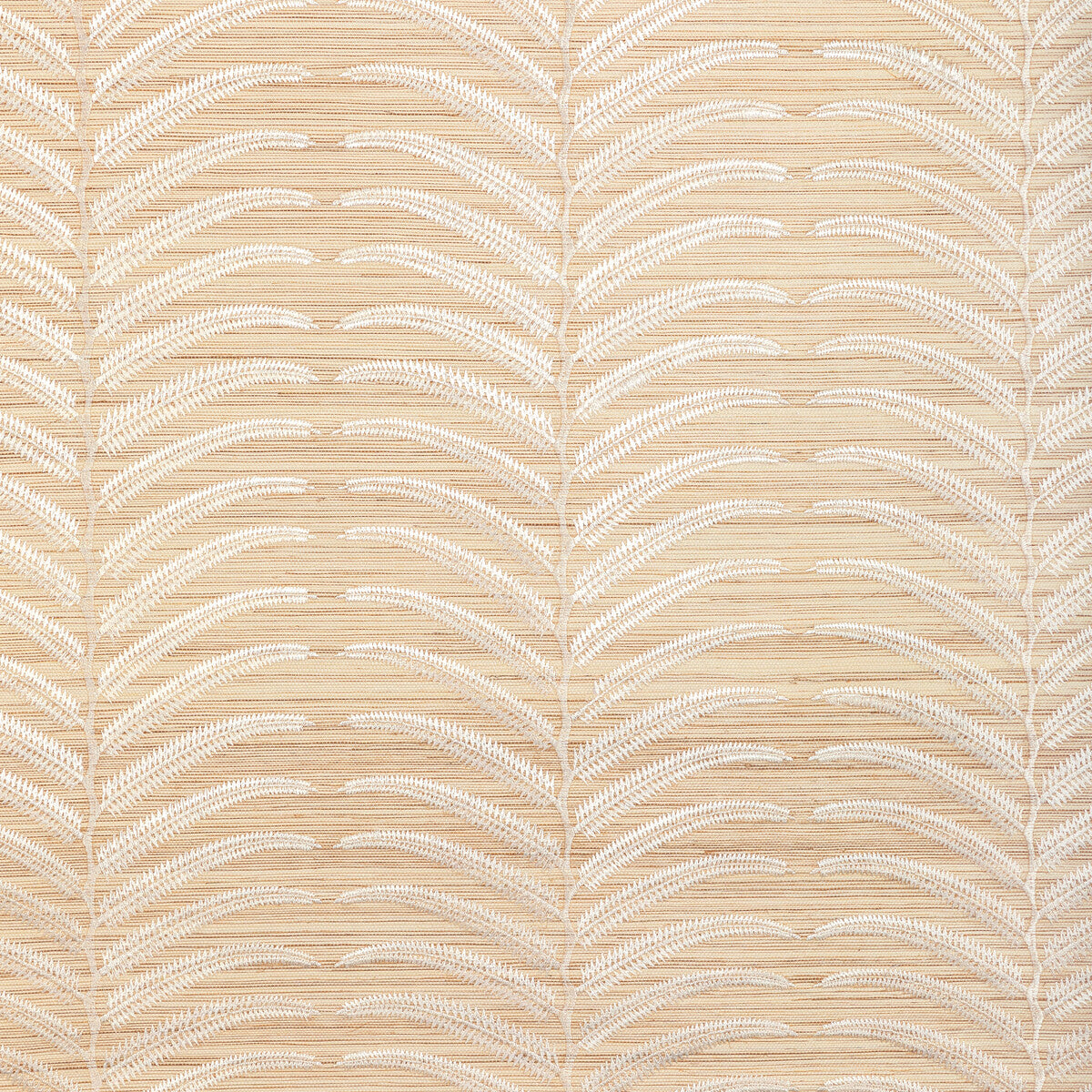 Kravet Couture Plantae Emb Sisal Ivory Wallpaper