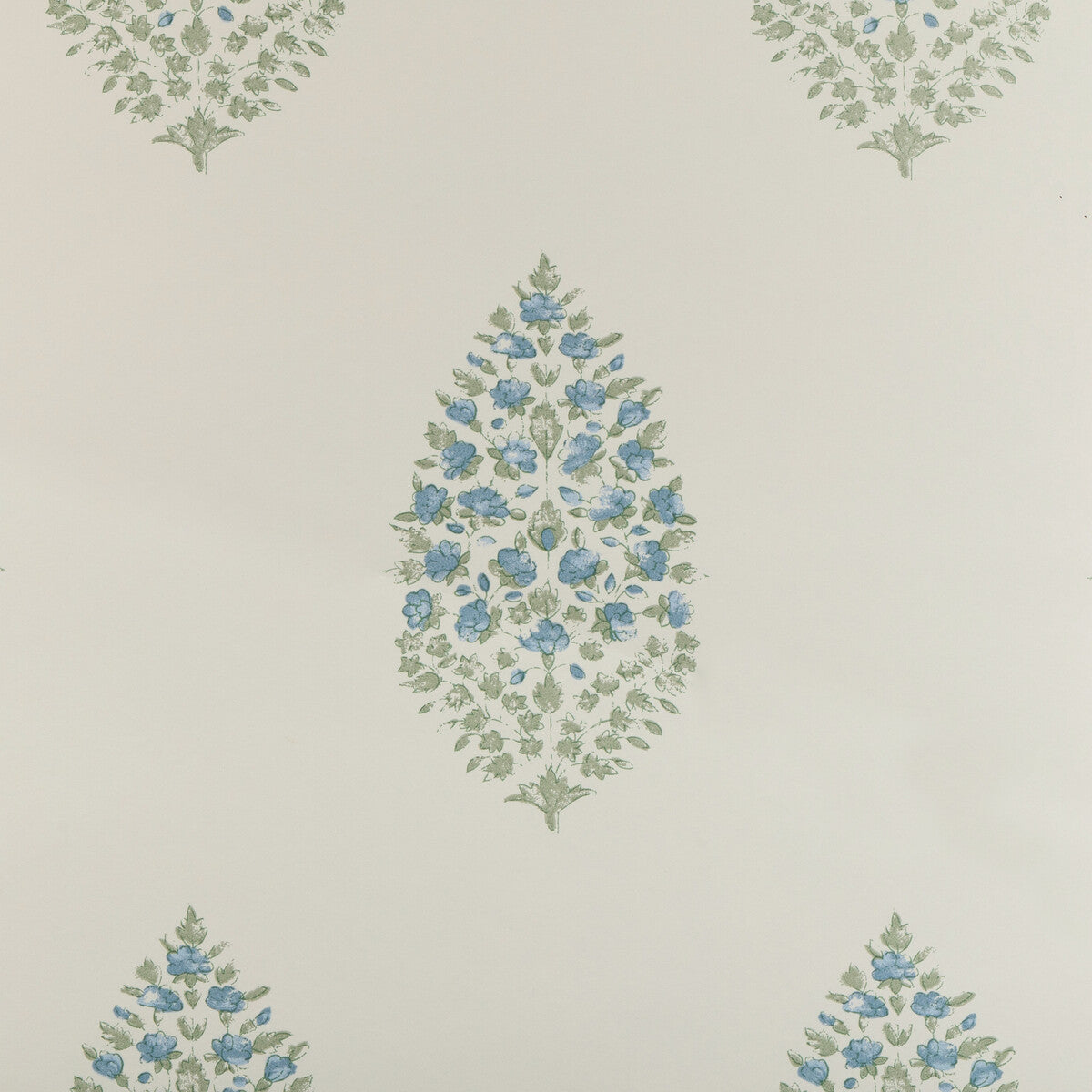 Kravet Couture Atelier Paisley Wp Blue Sage Wallpaper